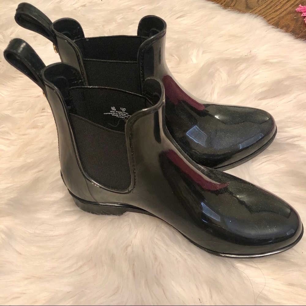 Sam Edelman Tinsley Rubber Chelsea Rain Boots sz 7